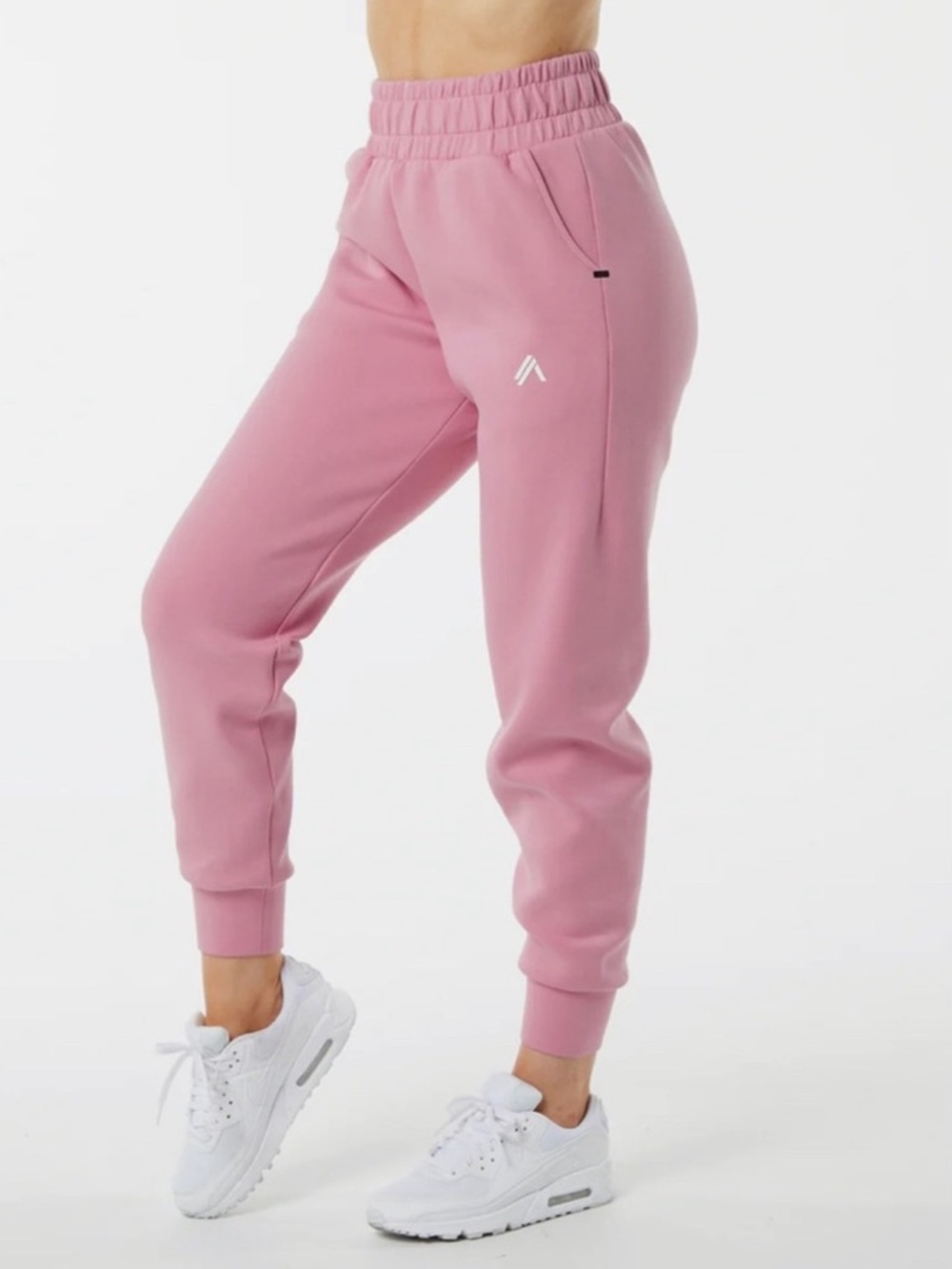 Alphalete XL Jogger Sweatpants Pink Drawstring Pockets Womens